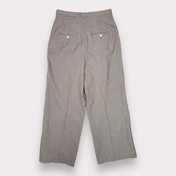 ARITZIA BABATON Rosemarie Pleated High Waisted Wide Leg Trousers Women's Size 10 - Picture 8 of 16